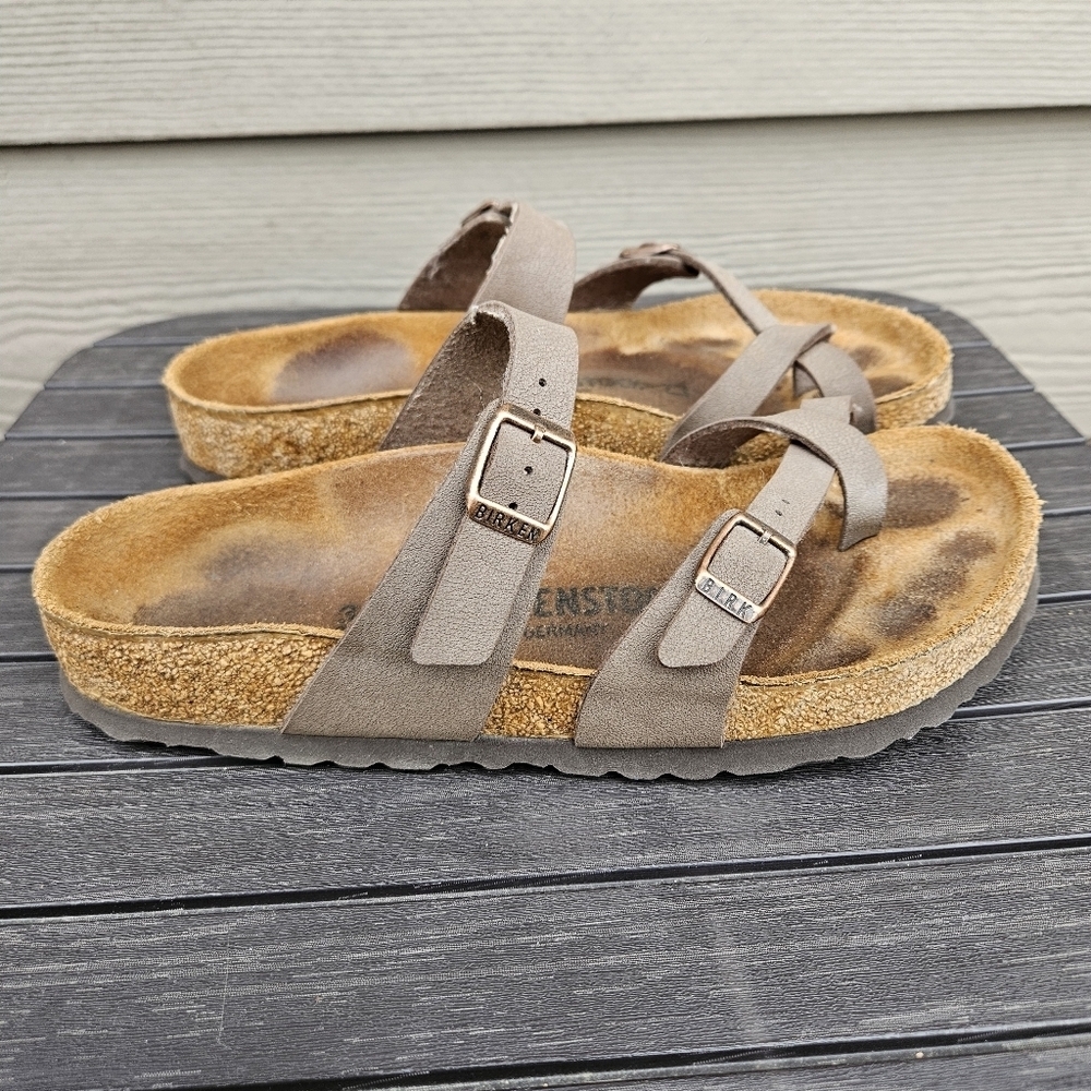 Birkenstock Mayari Mocha Sandals Brown Shoes EU Size 38 EUC